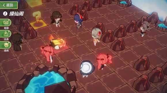 崩坏3摸仙阁推箱子一图攻略详解_崩坏3怎么摸