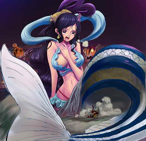 海贼王胸最大的是她？白星人鱼公主福利弹来袭