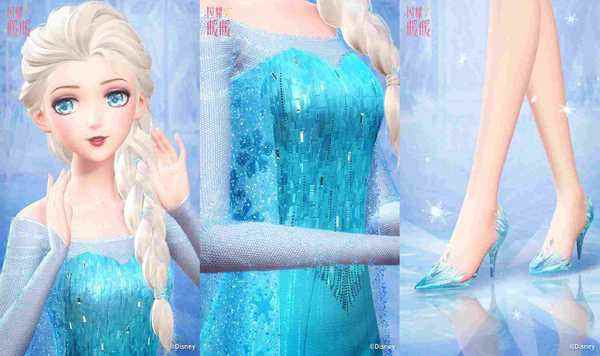 《闪耀暖暖》联动迪士尼《冰雪奇缘》开启冰雪梦幻之旅_冰雪奇缘游戏