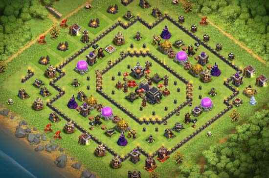 部落冲突九本阵型详细思路