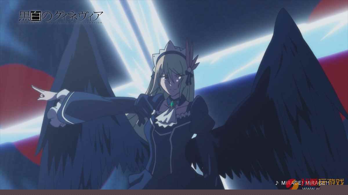 《CUE!》公开迷你动画《黒白のグィネヴィア》_黑白李