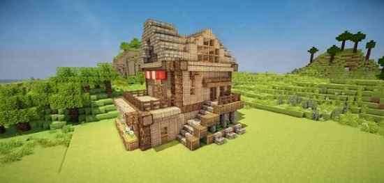 我的世界豪华别墅搭建筑教学设计图