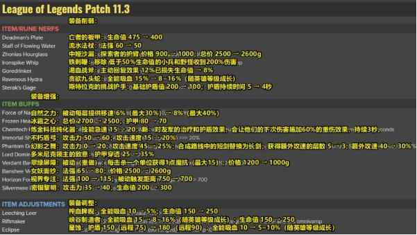 《LOL》11_lol更新改动