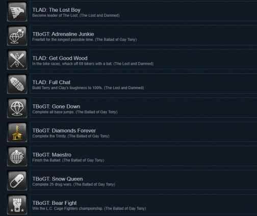 《GTA4完整版》成就有什么 游戏steam成就一览