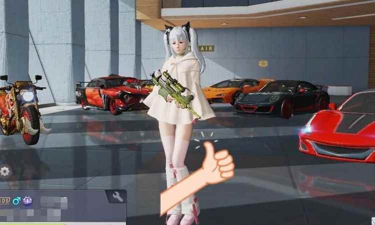 荒野行动的美景看腻了?带你们去看里面的小姐姐_挨饿荒野