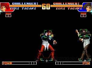 《拳皇97》八神庵内战卡位技巧