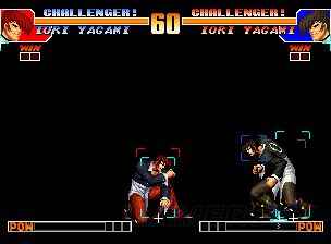 《拳皇97》八神庵内战卡位技巧