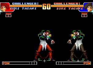 《拳皇97》八神庵内战卡位技巧