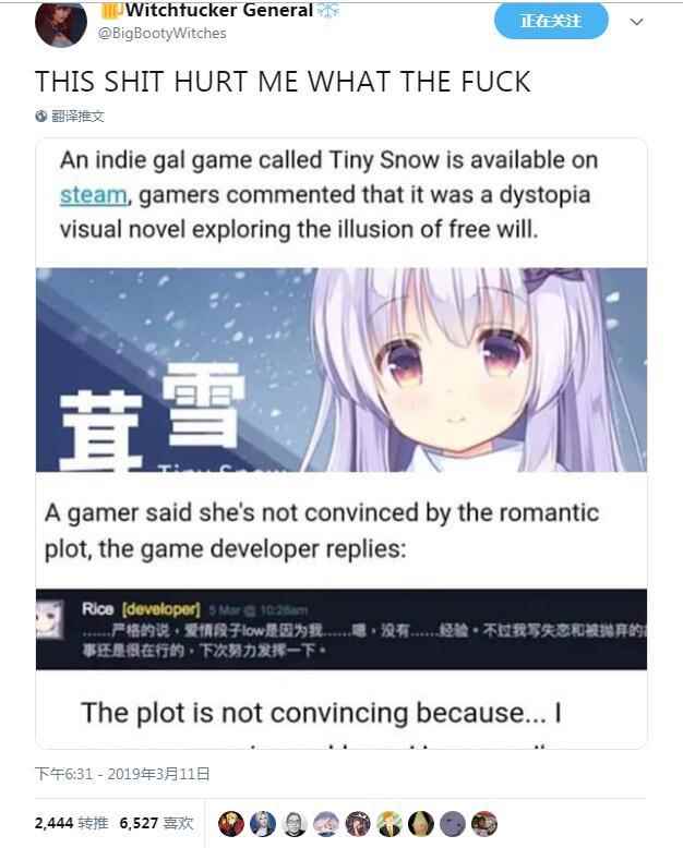 国产GAL《茸雪》因开发者感情经历走红_桦树茸怎么吃