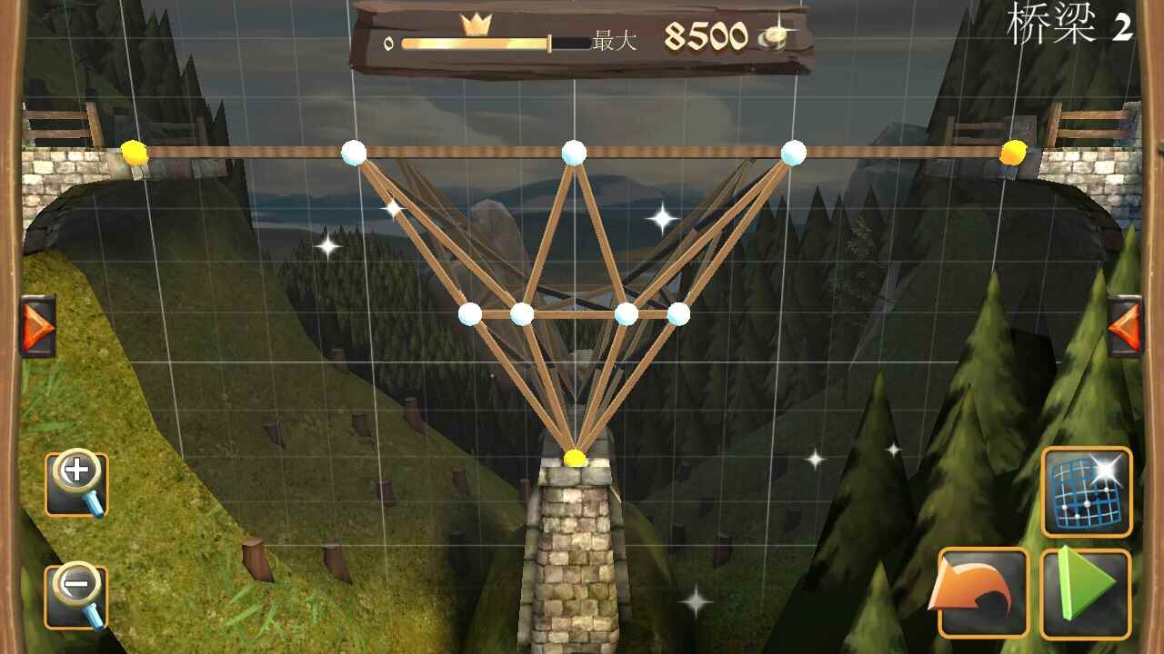 桥梁构造师中世纪第四章全关卡满星攻略大全_桥梁构造师第4章11