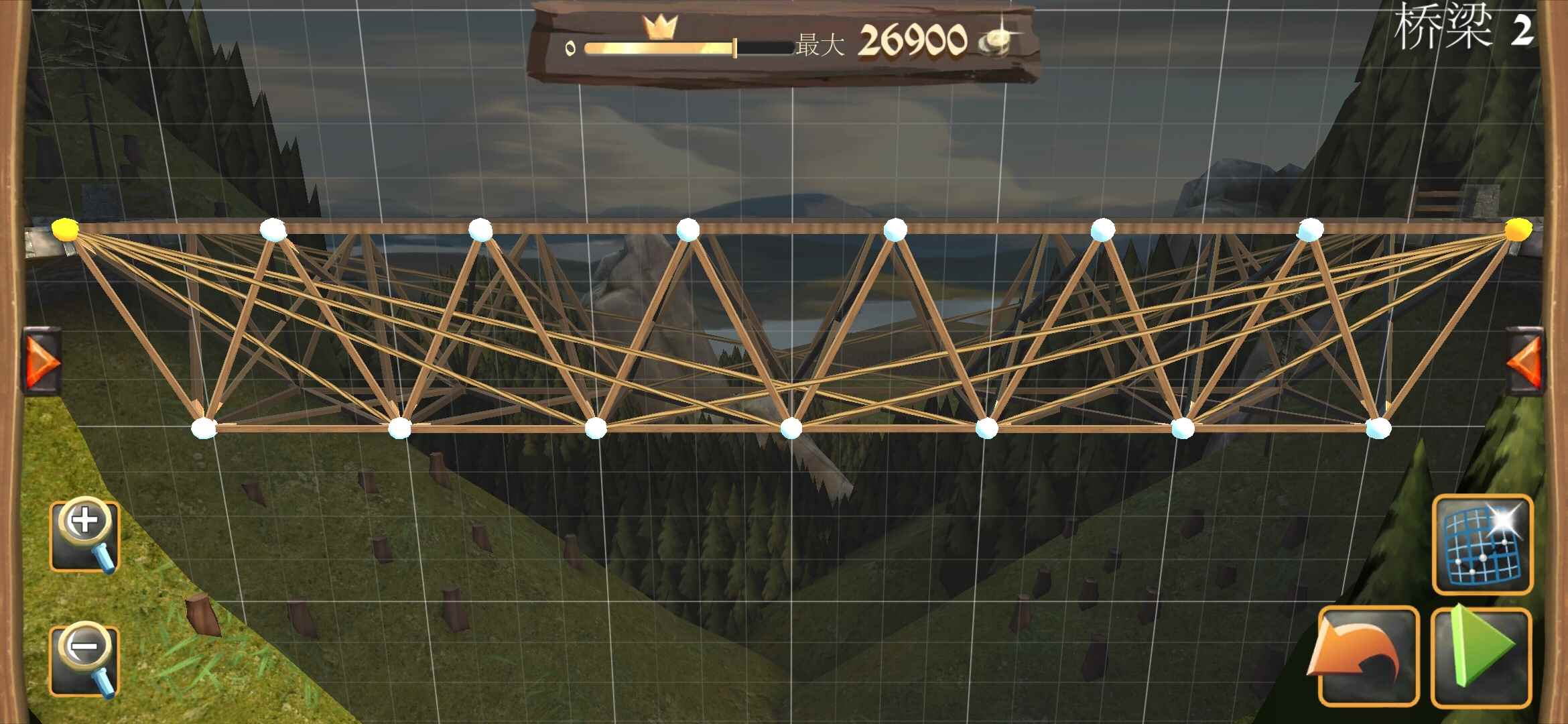 桥梁构造师中世纪第三章全关卡满星攻略大全_桥梁构造师中世纪开战桥梁10