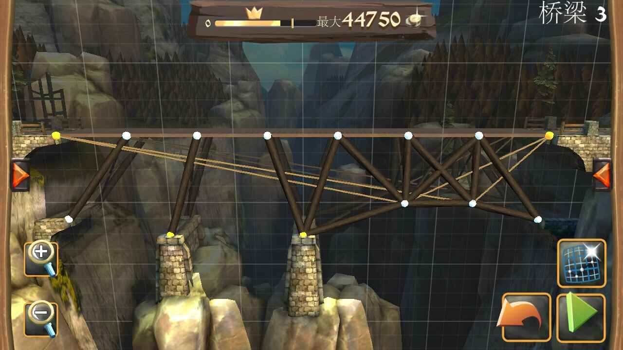 桥梁构造师中世纪第三章全关卡满星攻略大全_桥梁构造师中世纪开战桥梁10