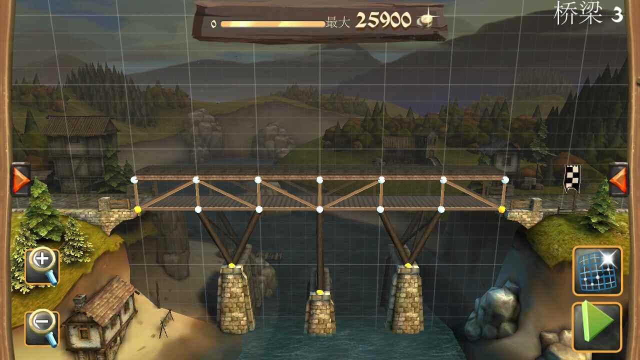 桥梁构造师中世纪全关卡攻略_桥梁构造师第五章