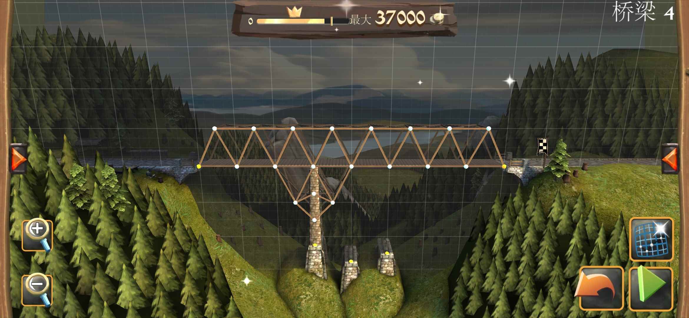 桥梁构造师中世纪全关卡攻略_桥梁构造师第五章