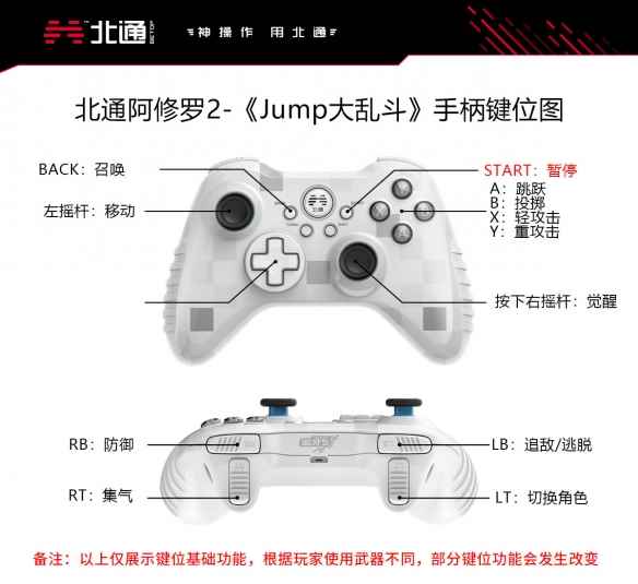 《Jump大乱斗》手柄按键怎么操作?