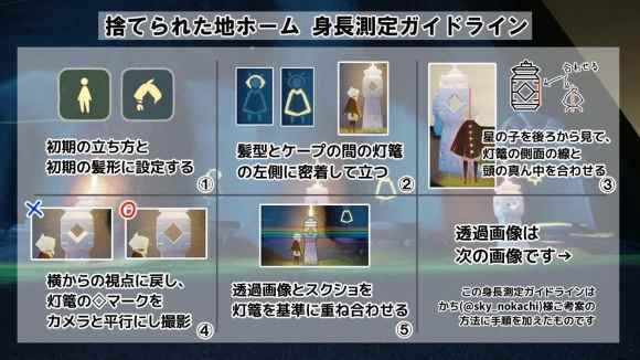 光遇身高对比图一览_光遇怎么长高