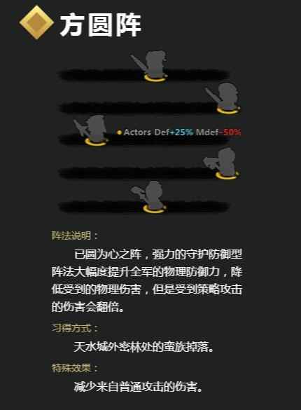 《吞食孔明传》阵法效果及学习方法介绍 阵法怎么学