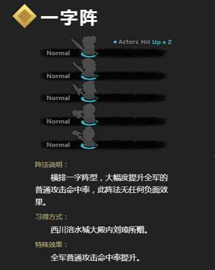 《吞食孔明传》阵法效果及学习方法介绍 阵法怎么学