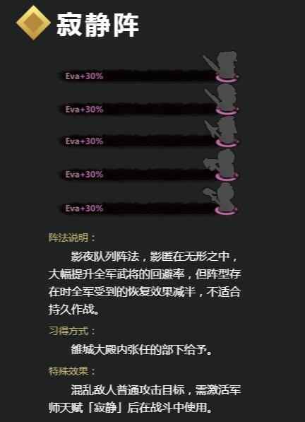 《吞食孔明传》阵法效果及学习方法介绍 阵法怎么学