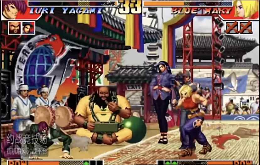 拳皇97赏金赛:夜枫玛丽有多强?实力一穿三_97 最强玛丽 是不是夜枫