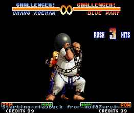 拳皇97当中韩国队要是跟玛丽队对决谁能更厉害一点呢?_拳皇97玛丽升龙教学