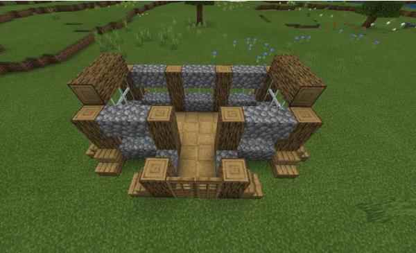 我的世界:新手都可以学的会的建筑_我的世界豪华木头别墅