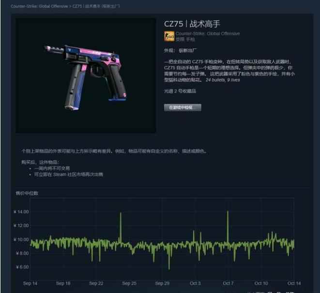 CSGO皮肤推荐——CZ75｜战术高手