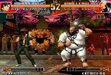 在经典街机游戏拳皇97中_拳皇97指令投