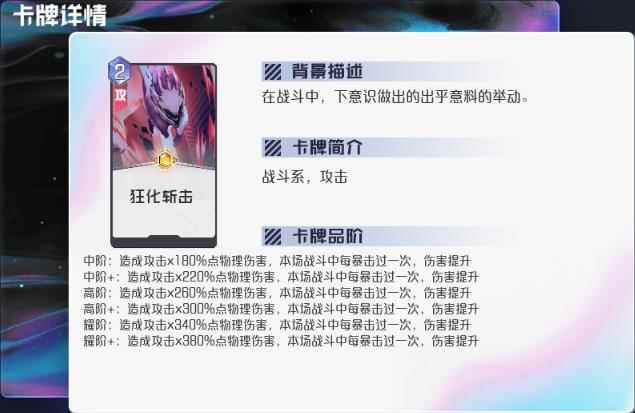 黑潮之上诺流派和配卡介绍