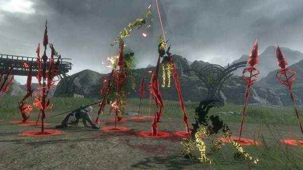 《尼尔:伪装者》游戏截图 武器、人设图及战斗展示