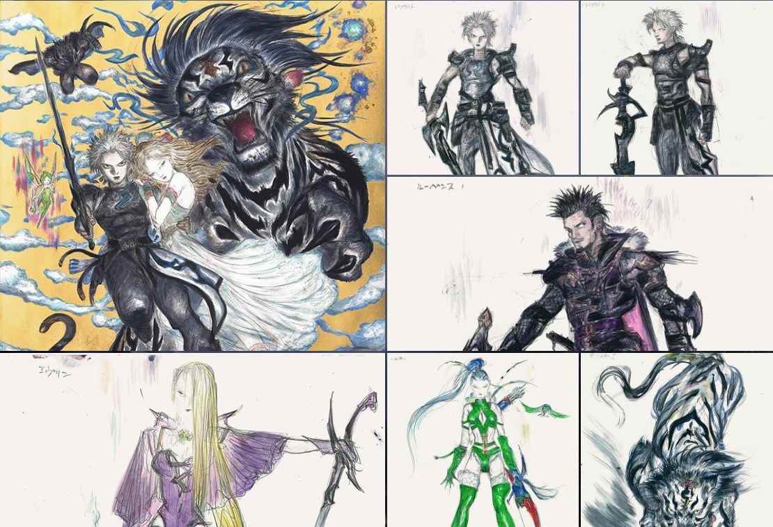 MMORPG新作《Eternal》公开第二弹角色设定画_动画角色设定