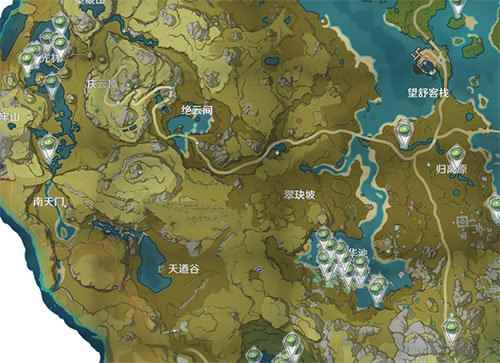 原神莲蓬采集位置分布图介绍