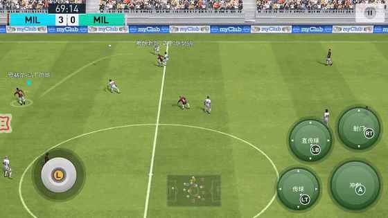 实况足球手游手柄攻略:用好这四个操作_实况足球手游按键协防