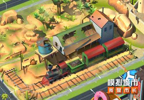 《模拟城市:我是市长》建造狂野的西部景观