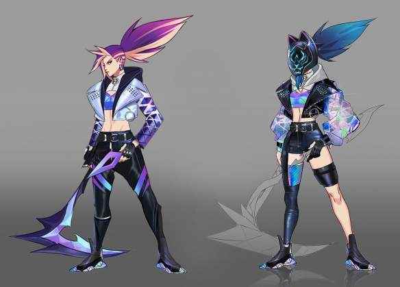 《LOL》K/DA皮肤设计初稿_0k