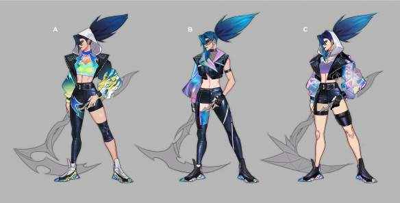 《LOL》K/DA皮肤设计初稿_0k