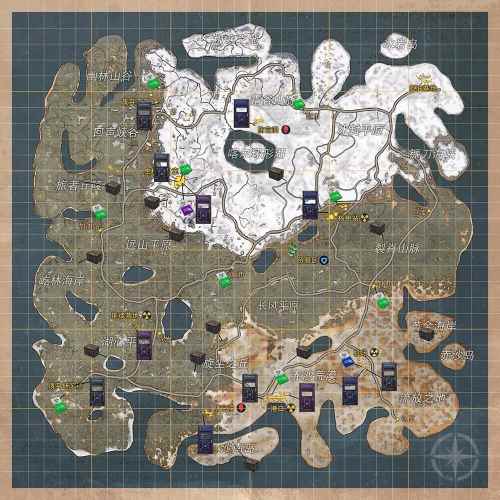 《王牌战争》文明重启资源点分布