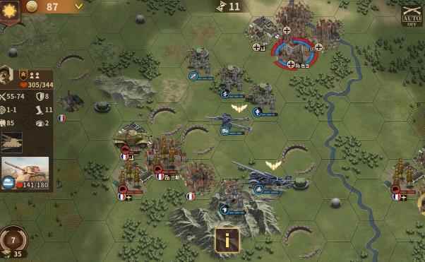 钢铁命令将军的荣耀3黄色行动完美过关思路