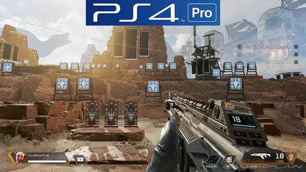 《Apex英雄》PS4 Pro与NS版区别展示 画面大幅缩水