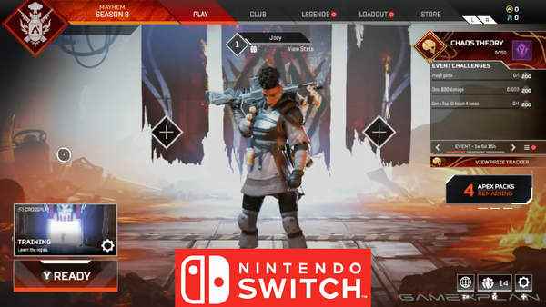 《Apex英雄》PS4 Pro与NS版区别展示 画面大幅缩水