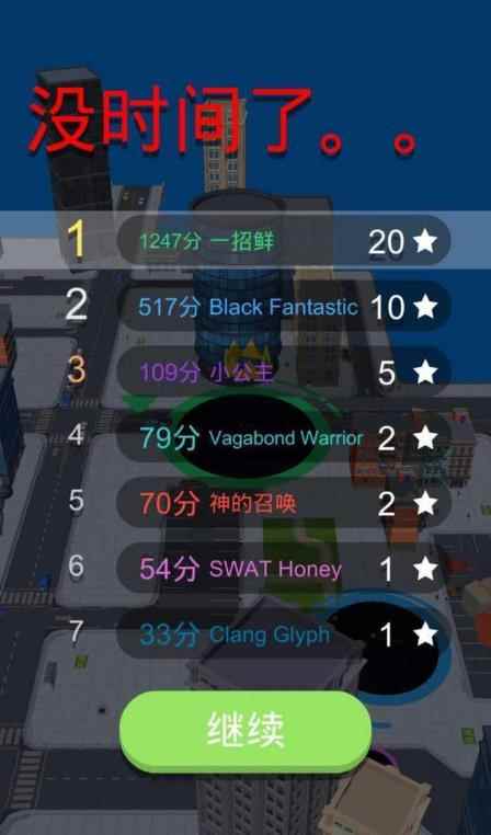 黑洞大作战:非常社会的丛林游戏,落后就会被吞噬