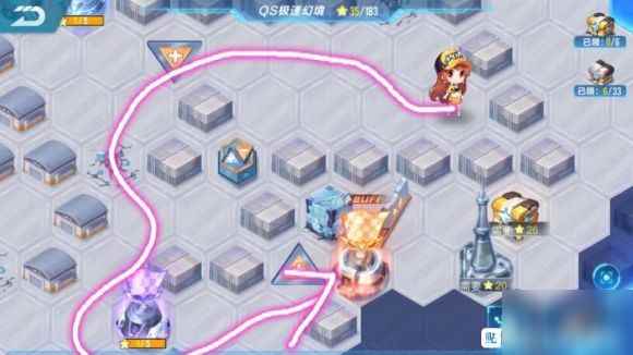 qq飞车qs极速幻境怎么走