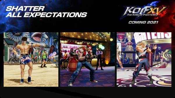 《拳皇15》饿狼队动作动画 挑衅动作展示