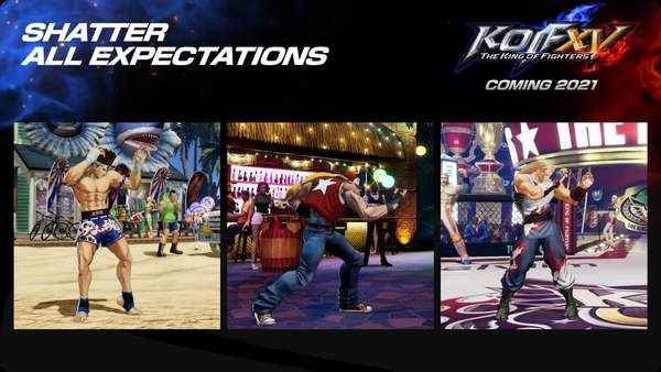 《拳皇15》饿狼队动作动画 挑衅动作展示