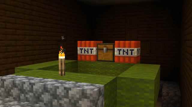 我的世界用手引燃TNT教学