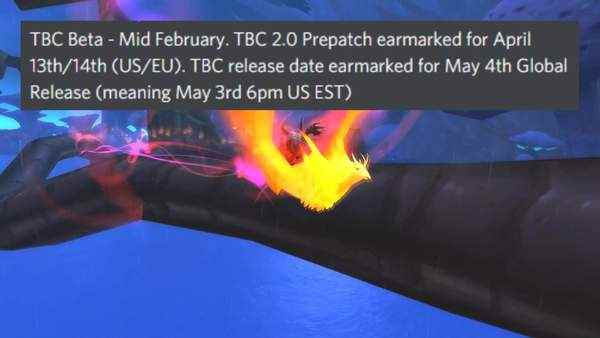 《魔兽世界》怀旧服TBC曝光 5月4日正式上线