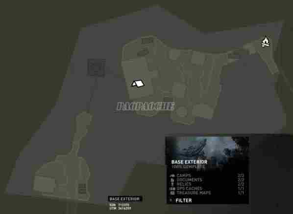 古墓丽影9所有营地位置地图