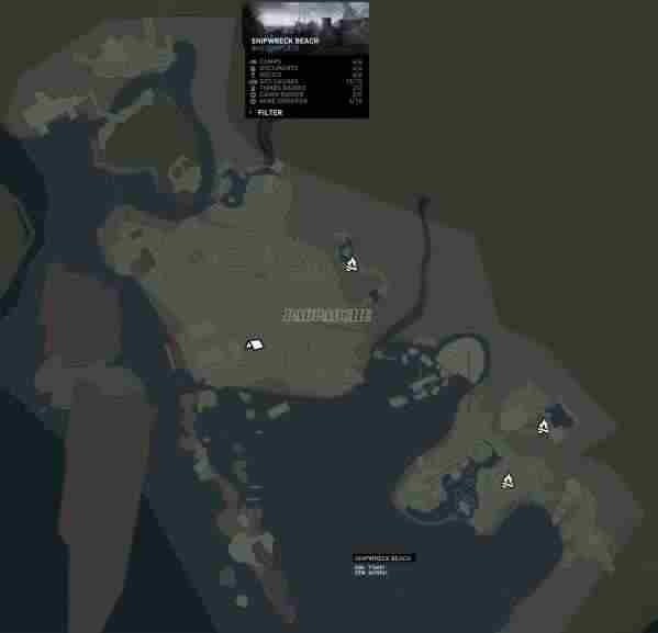 古墓丽影9所有营地位置地图