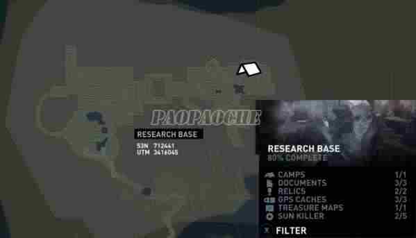 古墓丽影9所有营地位置地图