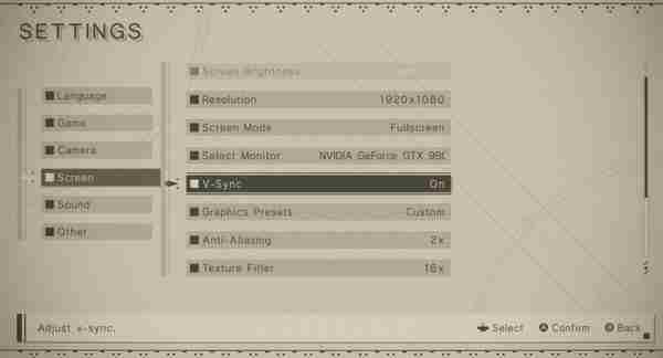 尼尔机械纪元怎么设置全屏1080无黑边的方法